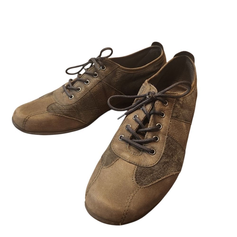 Munro American Women's Size 7 Brown Suede Nubuck Lace-Up Walking Oxfords Shoe